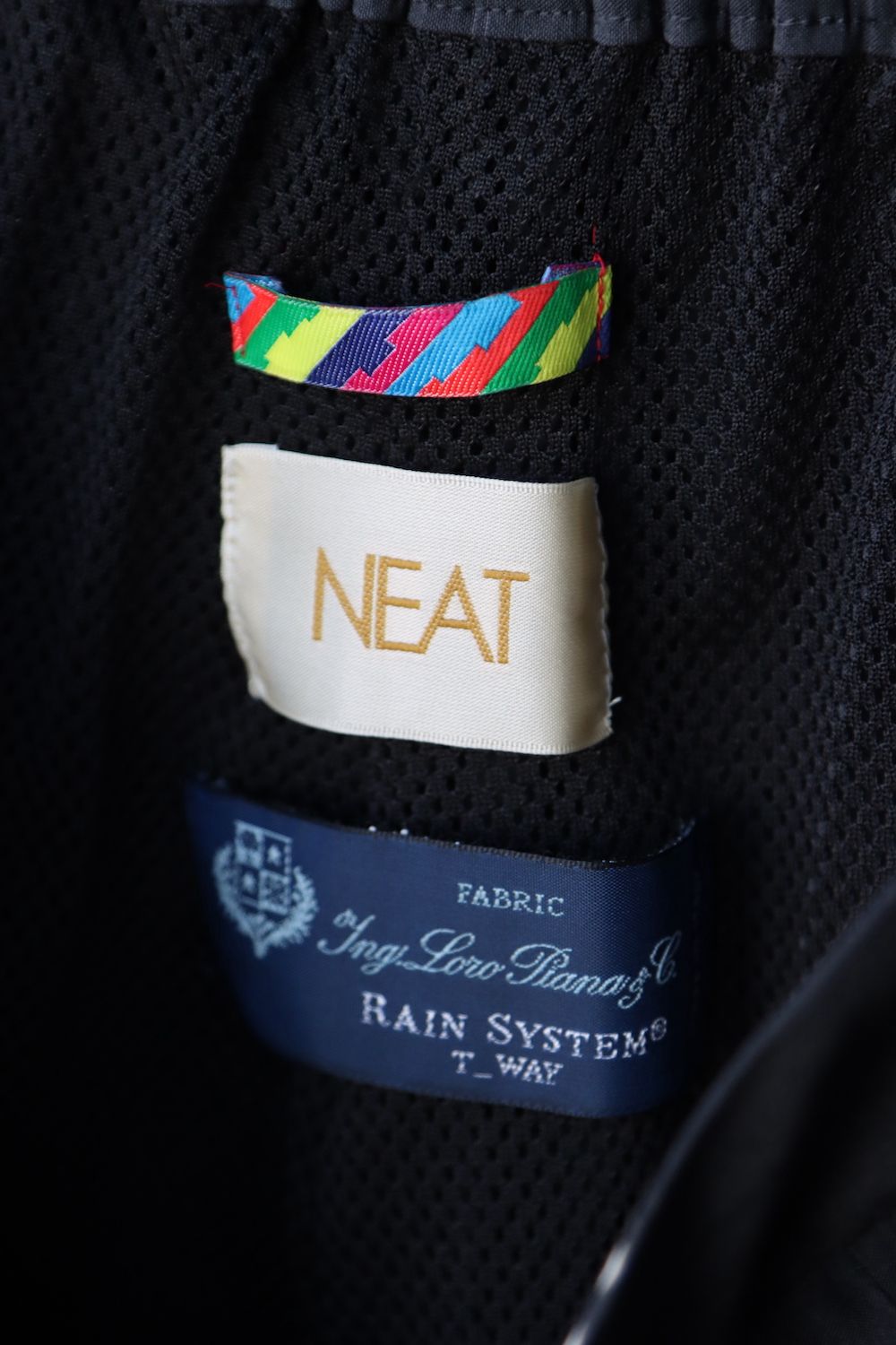 is-ness×NEAT LORO PIANA SPORT FABRICS PANTS"CHARCOAL"イズネス22SS