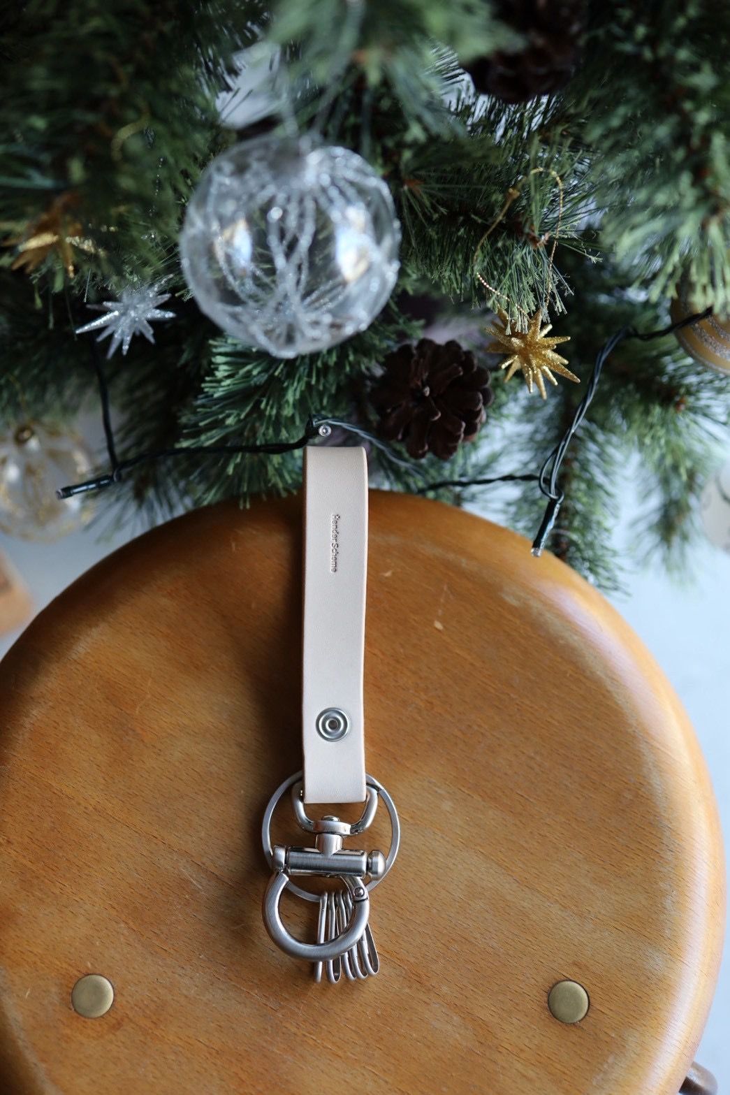 エンダースキーマ キーホルダー  key flock(qn-rc-kha)natural☆12月6日(土)発売！