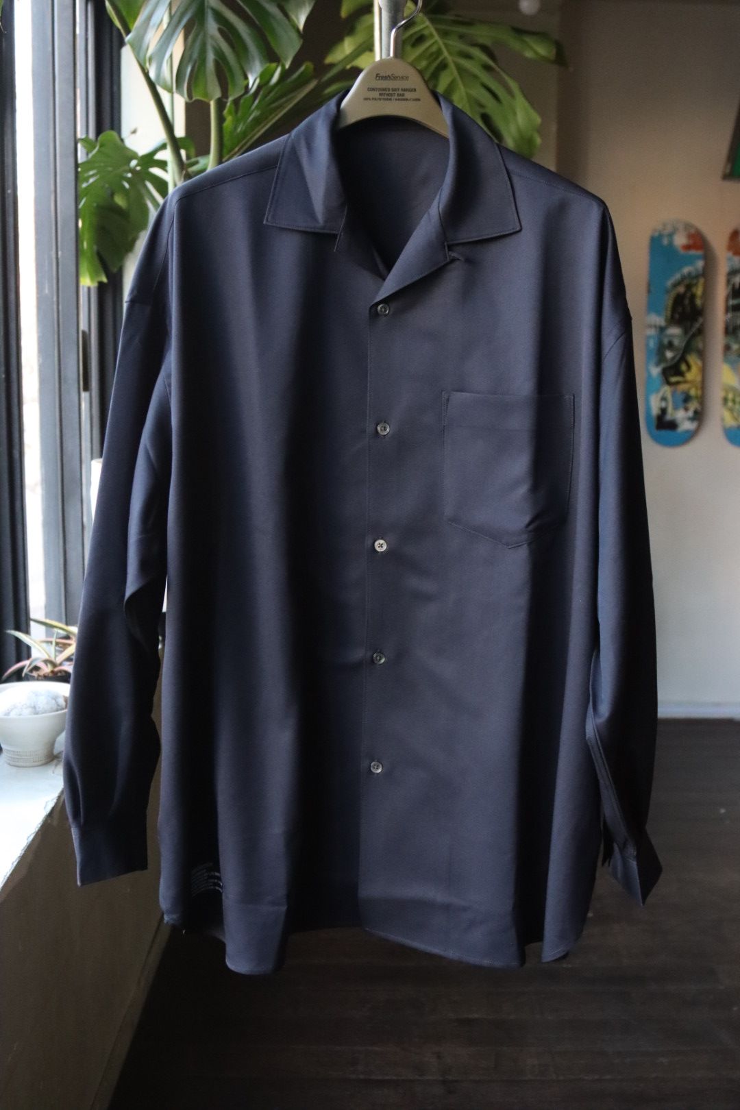 FreshService - フレッシュサービス23SS COOLFIBER OPEN COLLAR L/S