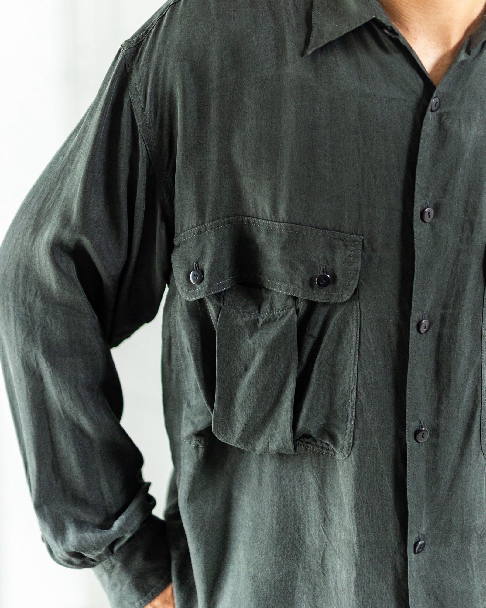 YOKE Cupro Work Shirt 新作発売！