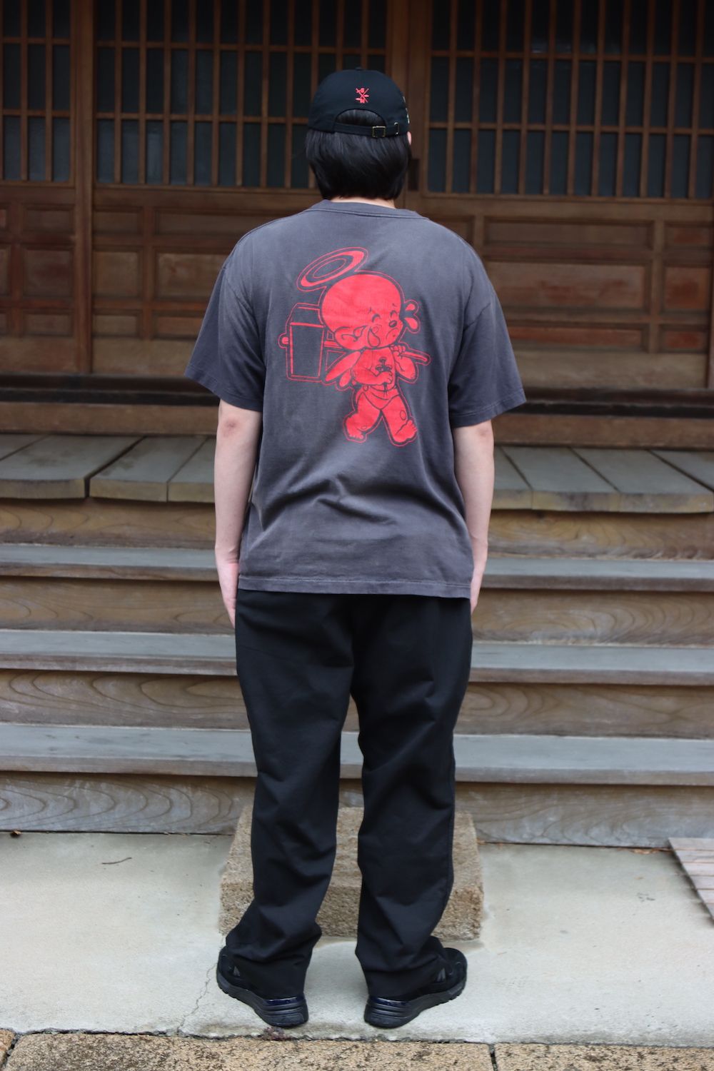 ©SAINT M×××××× DENIM TEARS FACES TEE style.2022.4.26