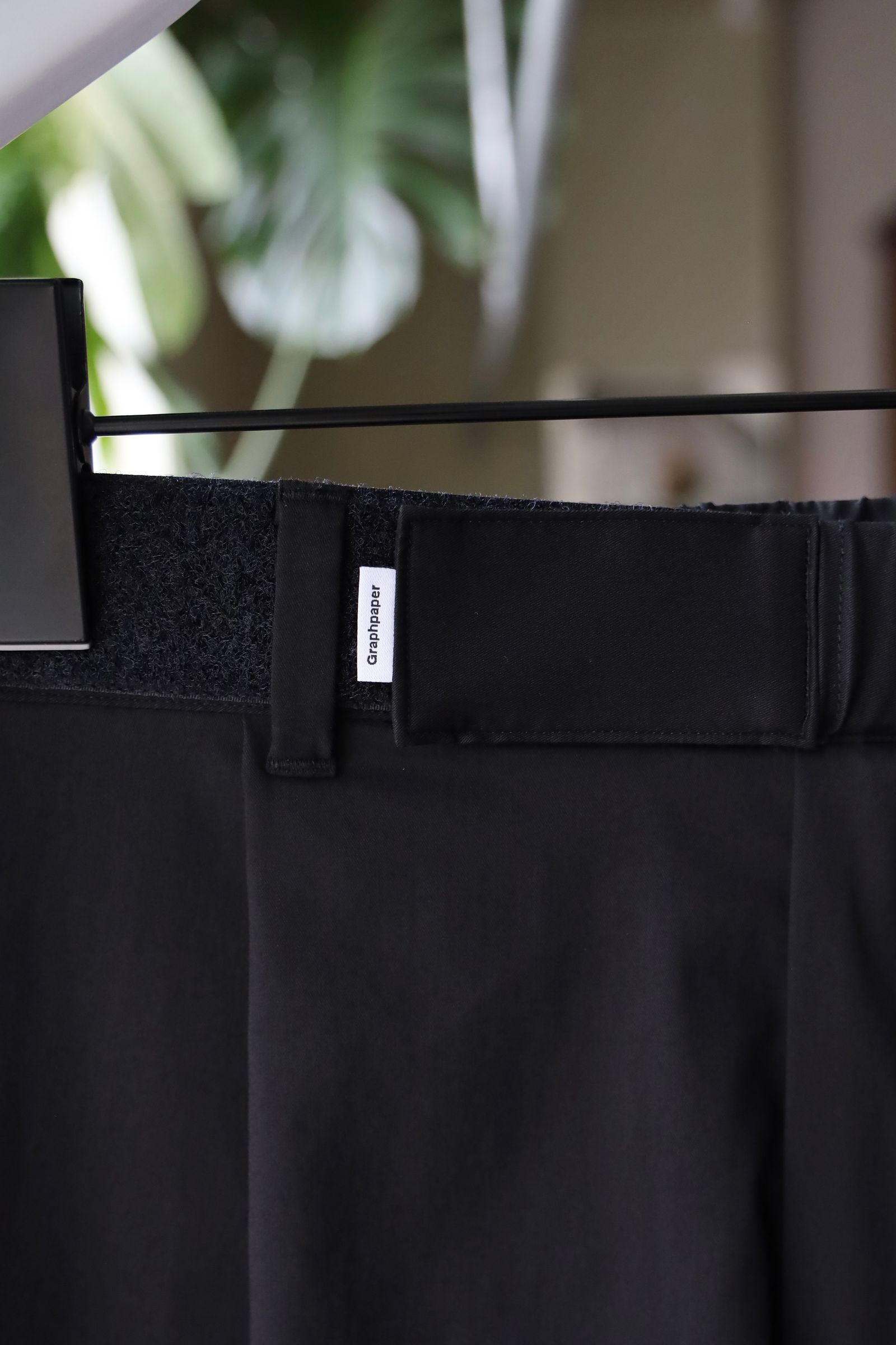 グラフペーパー Solotex Twill Wide Chef Shorts(GM252-40006B)BLACK