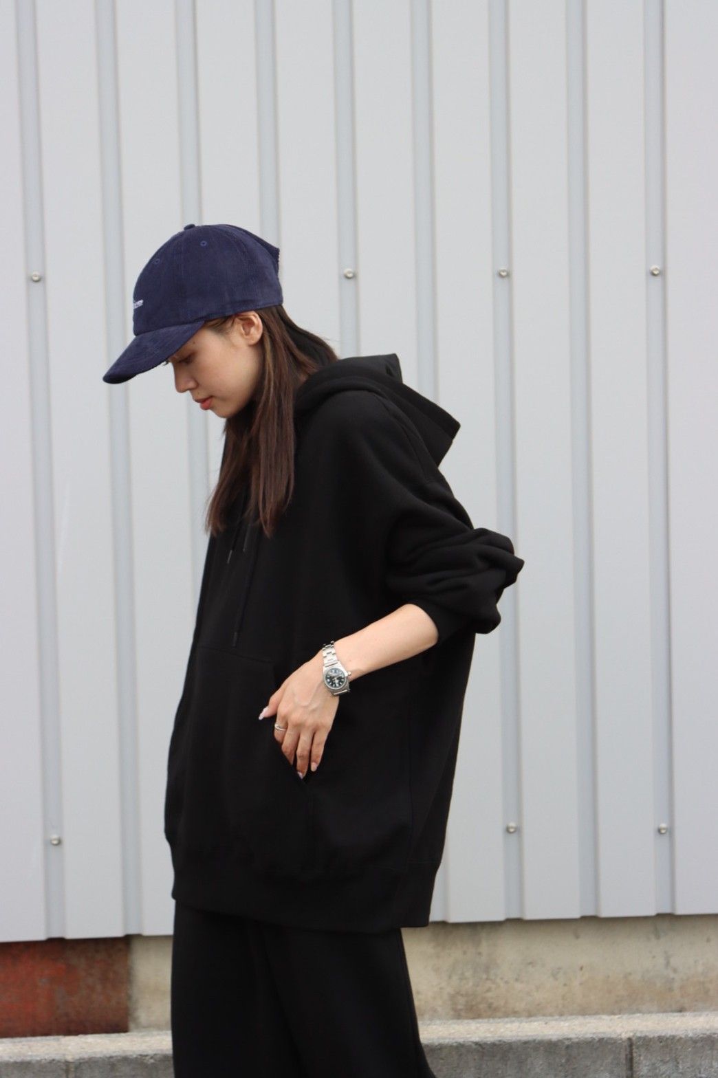 UNIVERSAL PRODUCTS YAAH HALF ZIP SWEAT HOODIE style.2022.9.11