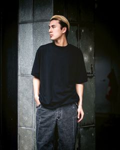 アプレッセ High Twisted Cotton S/S T-shirt (25SAP-03-05K) BLACK