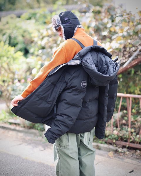 CANADA GOOSE カナダグース23AW Wyndham Parka Black Labelスタイル