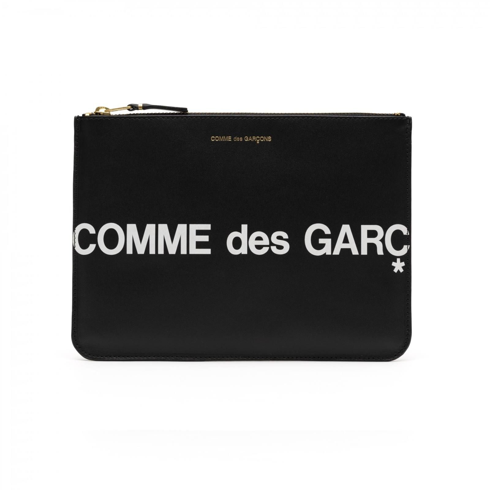 Wallet COMME des GARCONS「ロゴウォレット(ポーチ大) BLACK 8月入荷 