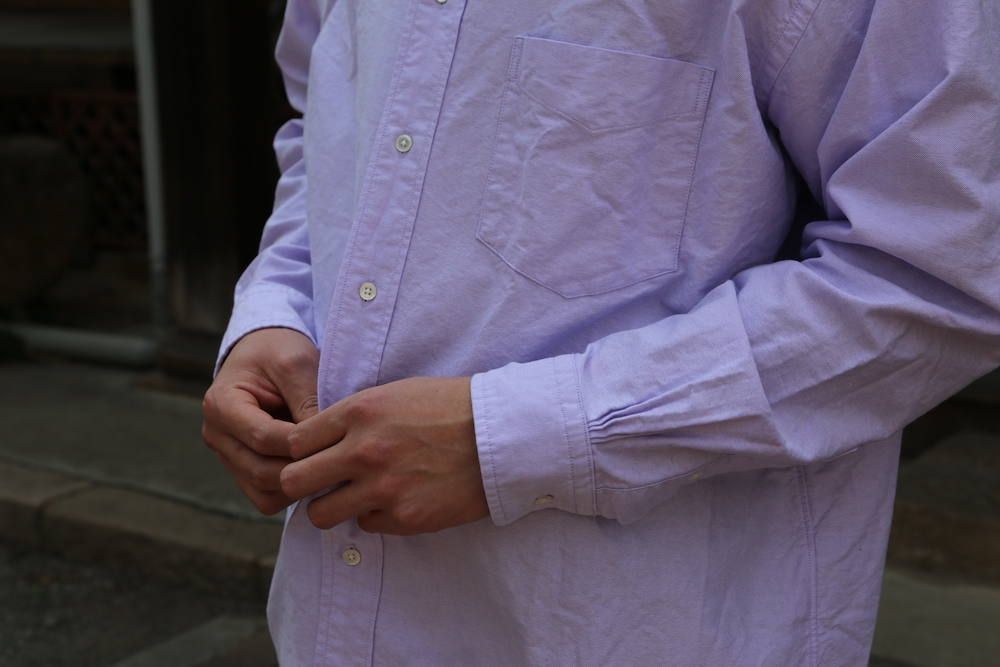 Graphpaper Oxford L/S B.D Box Shirt Graphpaper Oxford L/S B.D Box Shirt