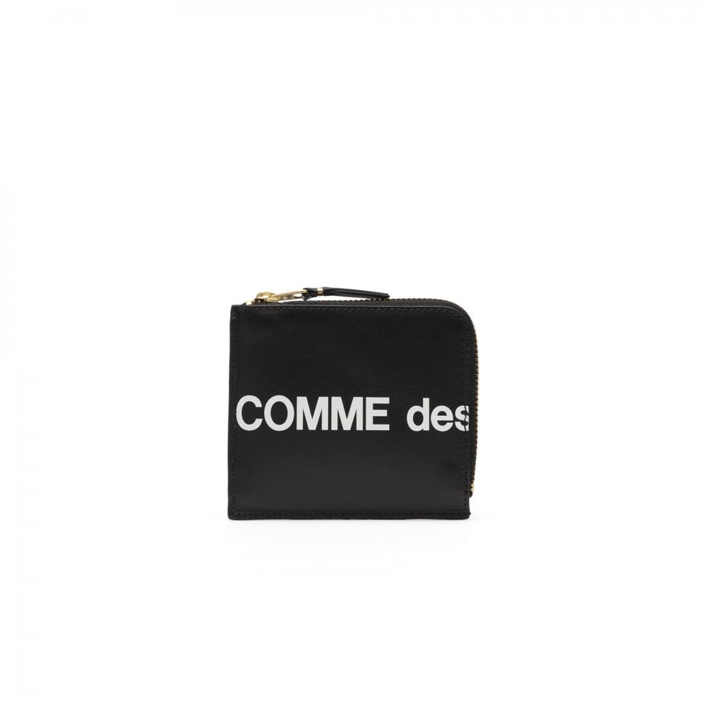 Wallet COMME des GARCONS「ロゴウォレット(L字型ハーフジップ財布)BLACK 6月入荷予定」