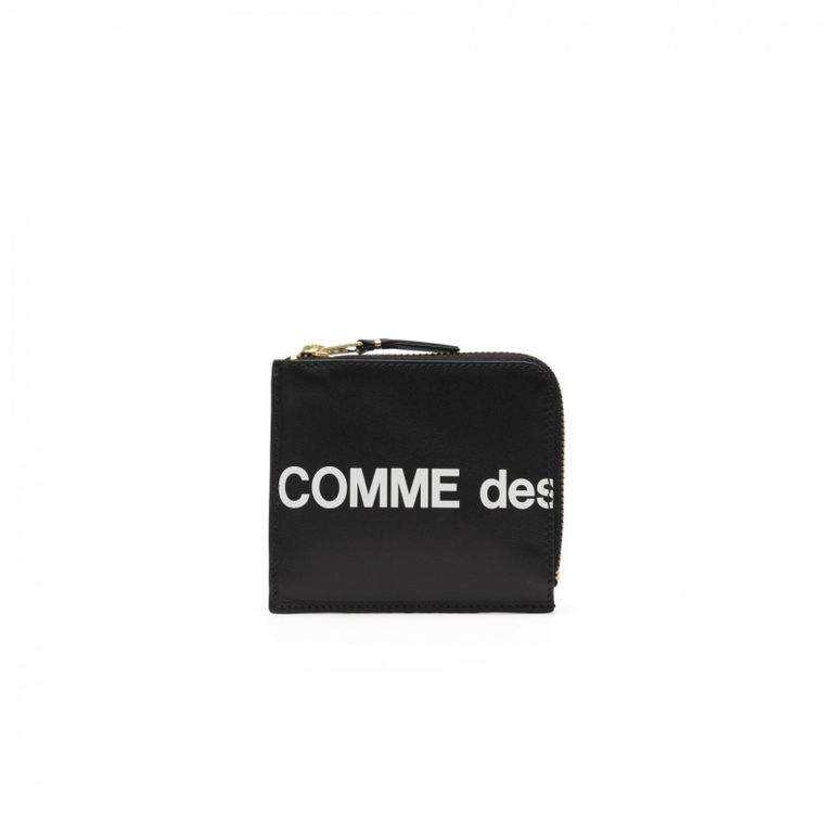 Wallet COMME des GARCONS「ロゴウォレット(L字型ハーフジップ財布)BLACK 6月入荷予定」
