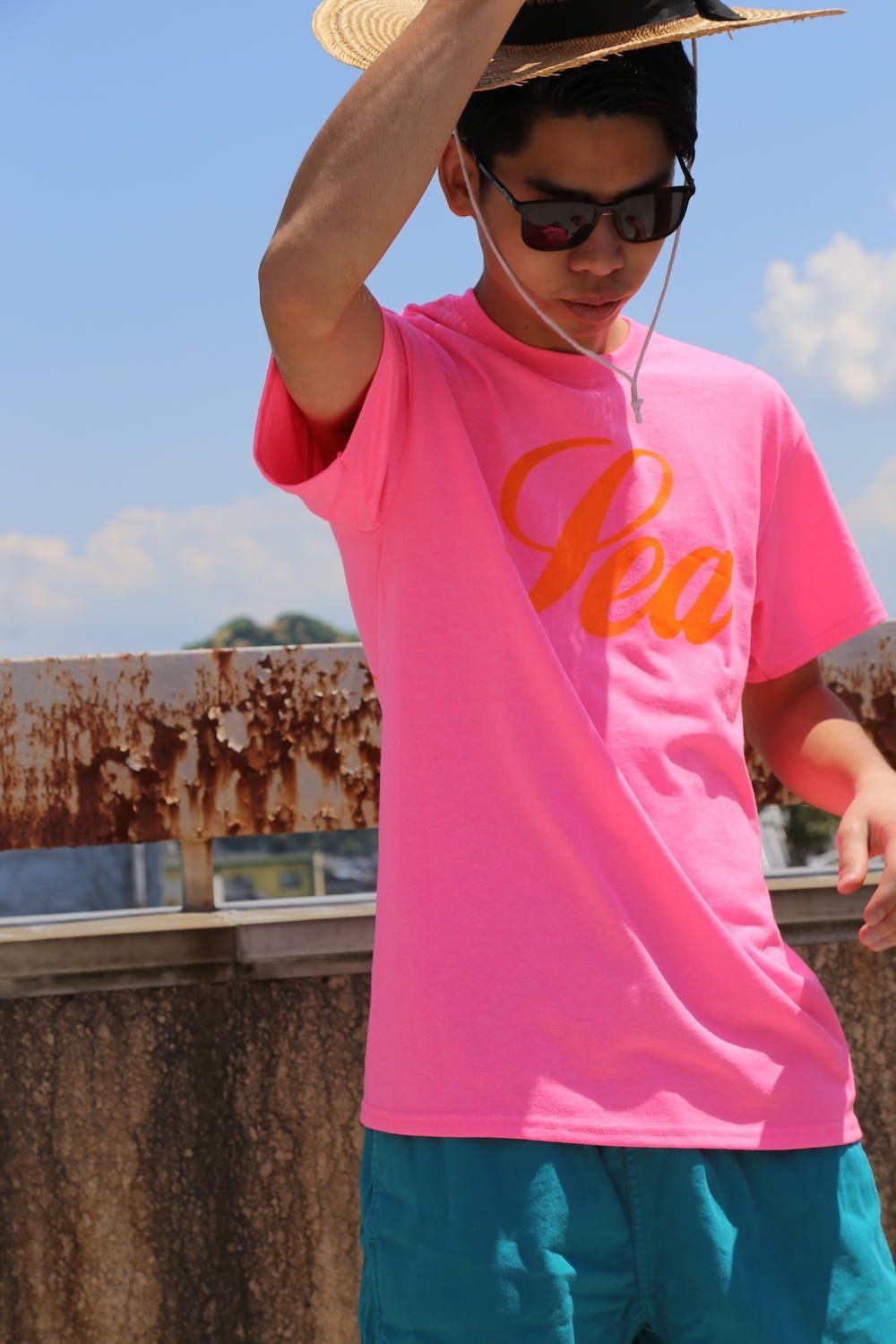 WIND AND SEA T-SHIRT GLITTER"PINK"style.2019.5.12.