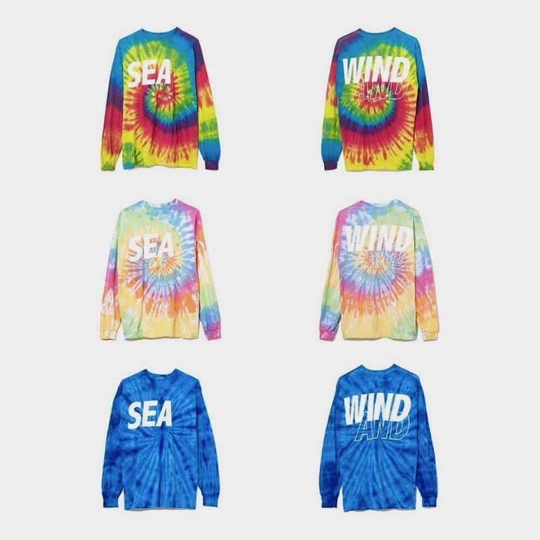 WIND AND SEA 「LONG SLEEVE CUT-SEWN TIEDYE」  6月1日(土)発売！