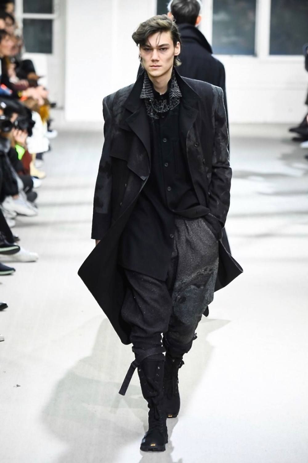 19aw Yohji yamamoto POUR HOMME 白ボタンパンツ-