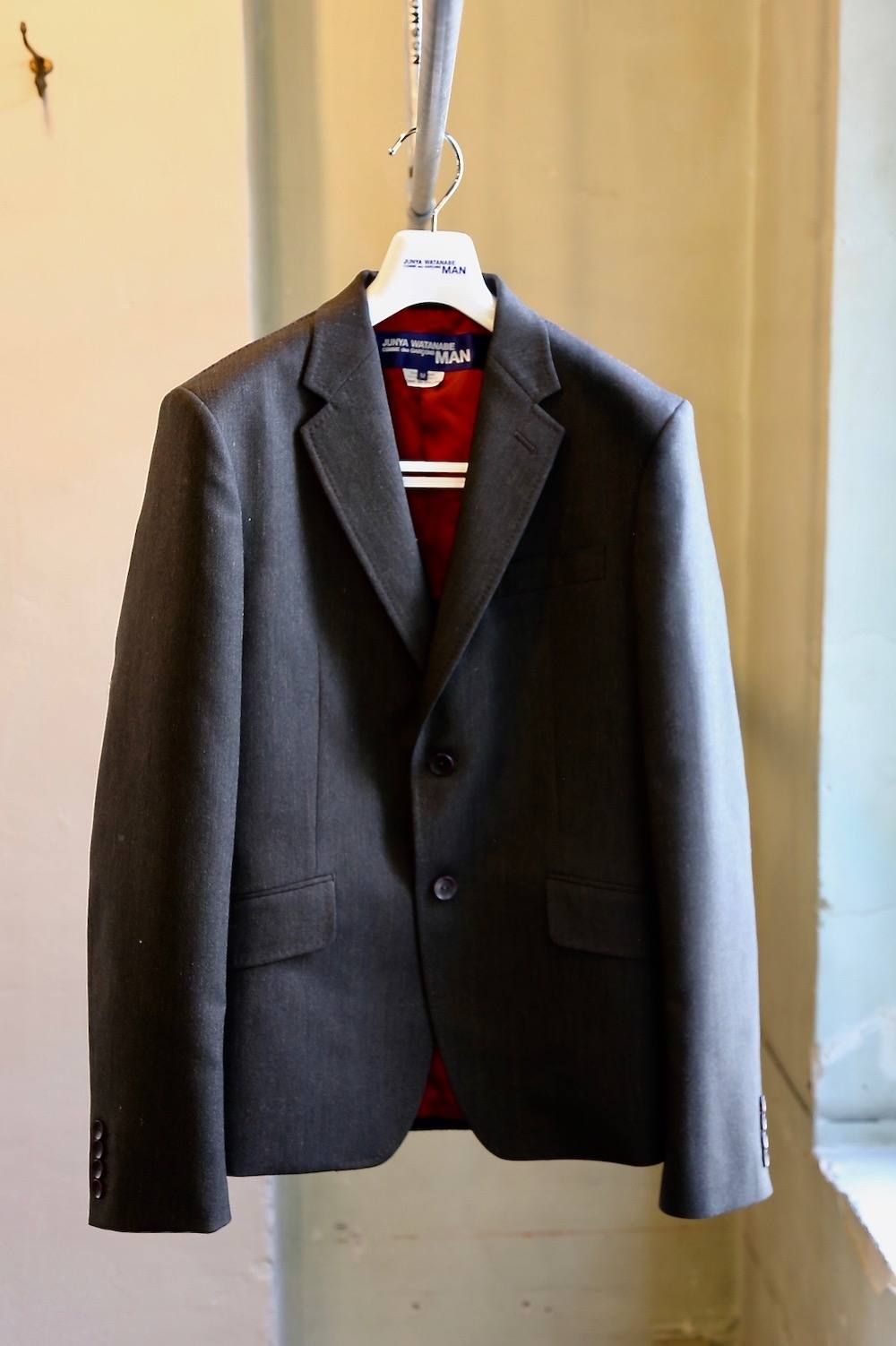 JUNYA WATANABE MAN ウールホップサック×ウールジャガード2Bジャケット