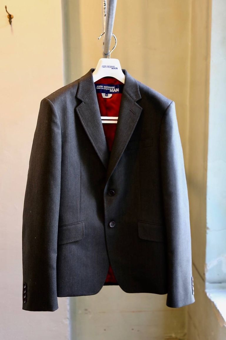 JUNYA WATANABE MAN ウールホップサック×ウールジャガード2Bジャケット