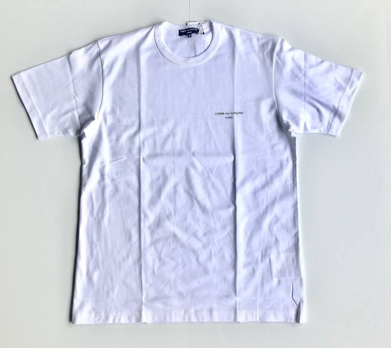 COMME des GARCONS HOMME(コムデギャルソン オム 綿天竺 ロゴT