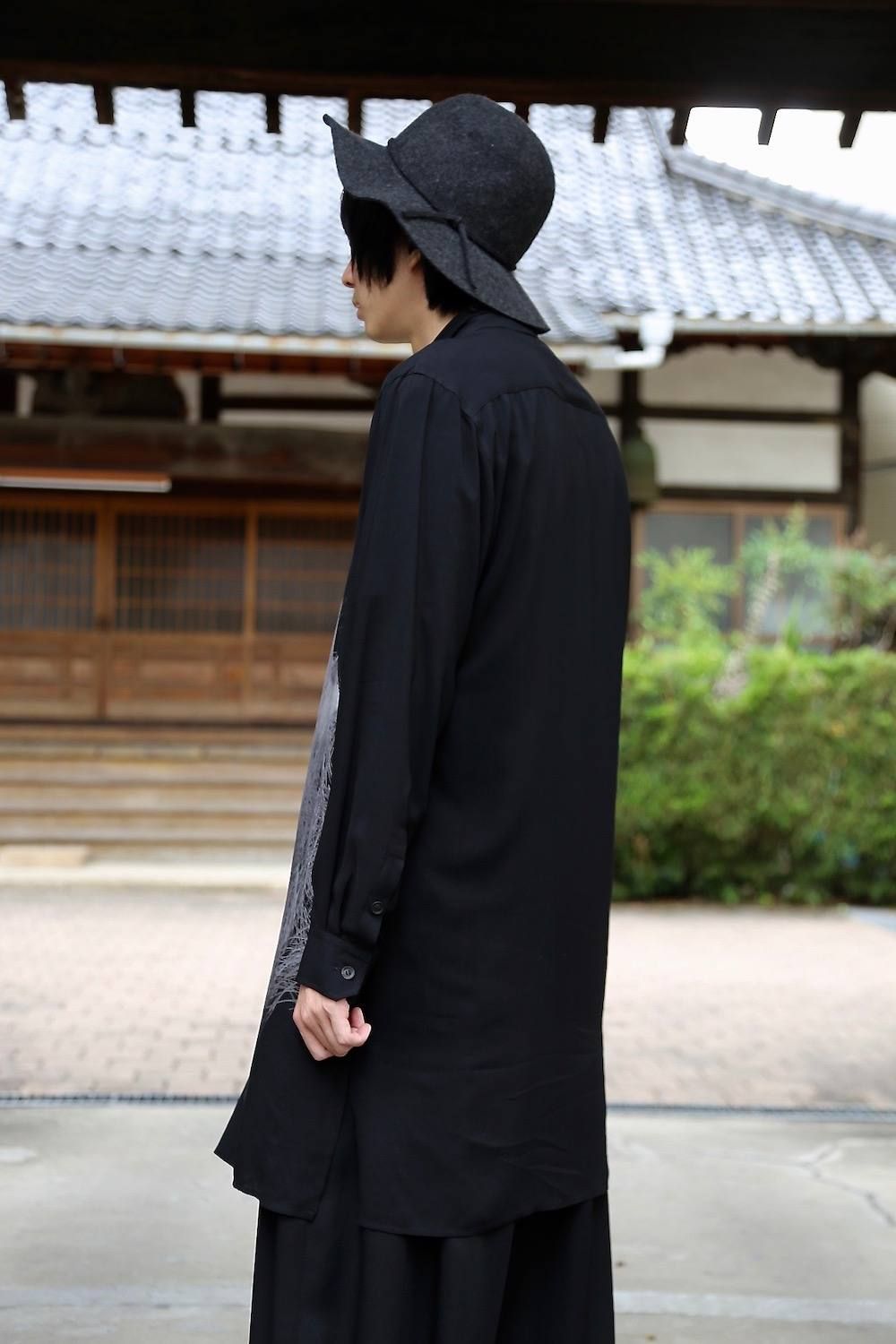 yohji yamamoto I-BSプリントシャツ(ALL you're...)スタイル.2019.7.15.