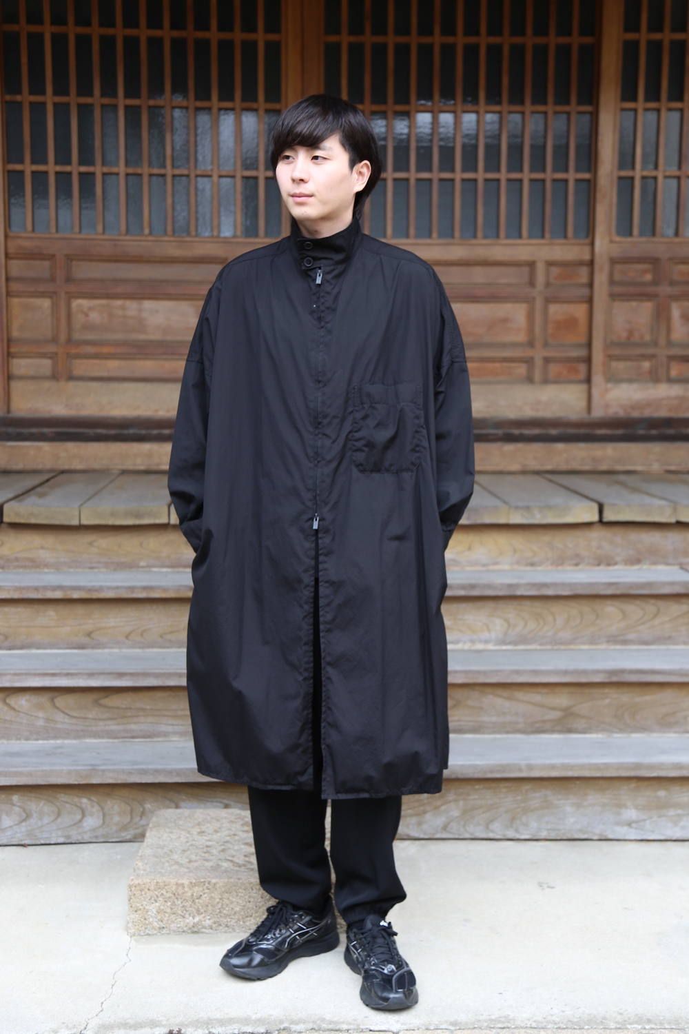 Yohji Yamamoto ロングシャツ サイズ3 黒 ブラック | www.unimac.az