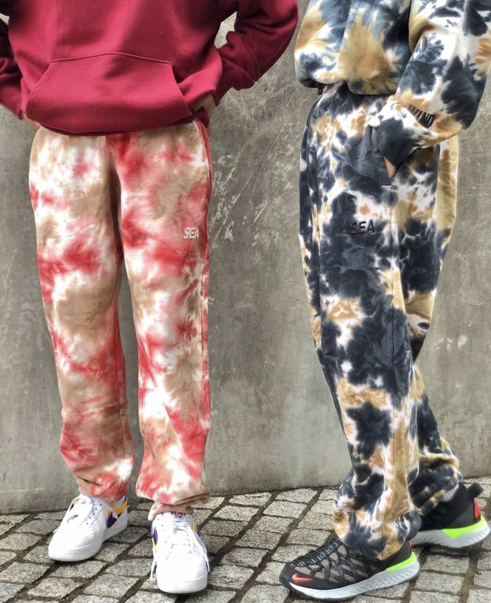 WIND AND SEA 「TIE-DYE SWEAT PANTS」4月4日発売！