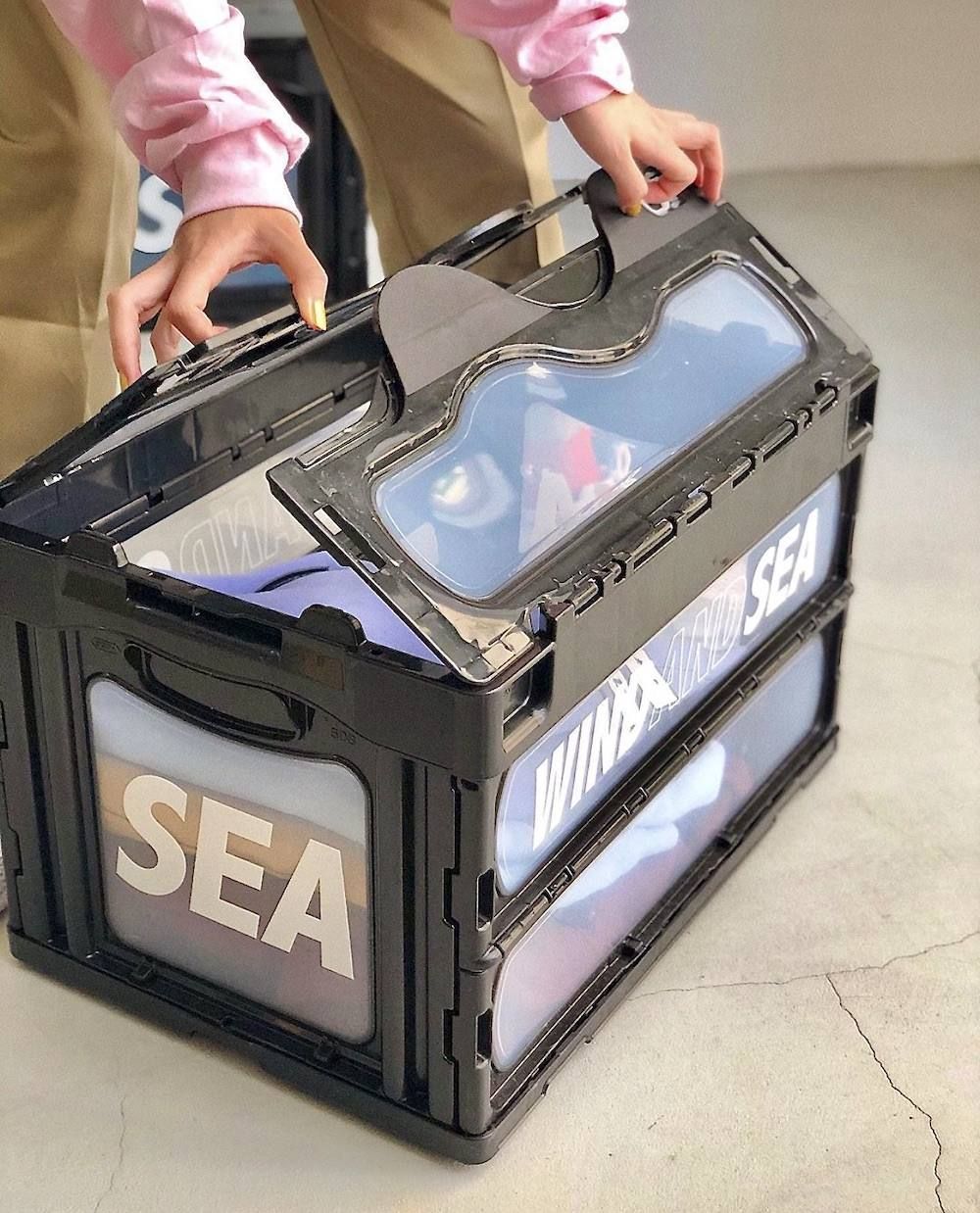 WIND AND SEA SEA CONTAINER BOX Black収納家具 - ケース/ボックス