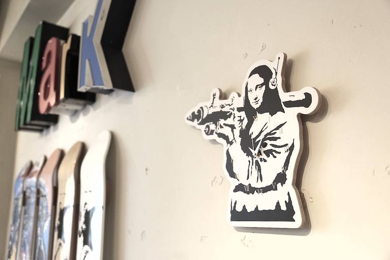 Brandalism 「WALL CLOCK " MONA LAUNCHER " 2nd made by KARIMOKU」