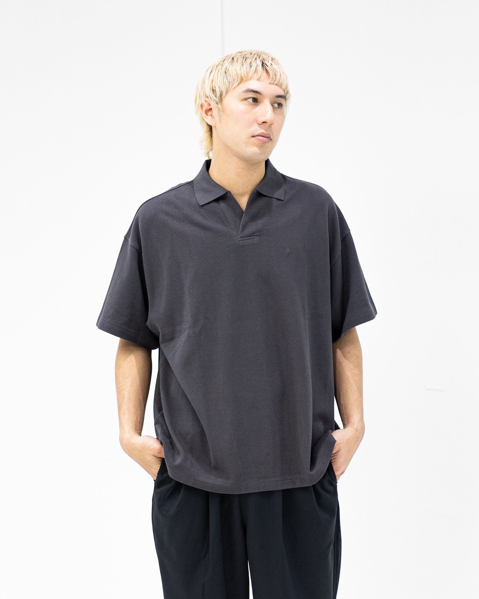 グラフペーパー Cotton Pique Jersey S/S Skipper Polo 4月11日(土)新作発売！