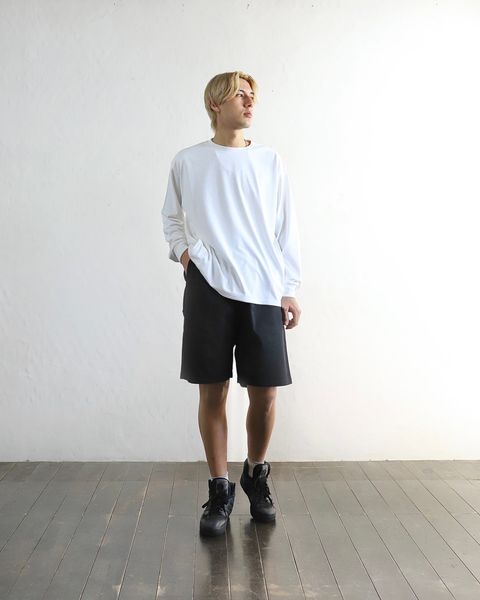 FreshService 24SS 新作 DRY JERSEY L/S CREW NECK TEE(WHITE) style 2024.3.22