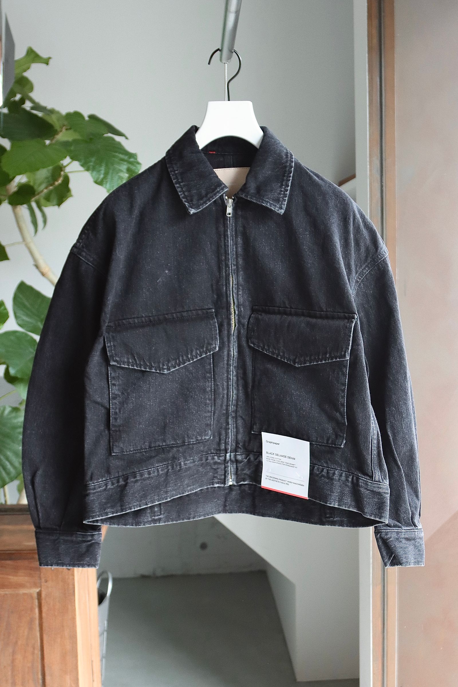 TABASA パパス マドモアゼルノンノン 10ozカラーデニムジャケット YARRA NEU 10ozノーカラーJAPANデニムジャケット NU-5517-416