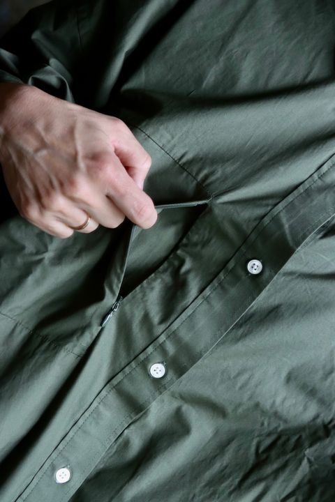 FreshService UTILITY S/S B.D SHIRT"GREEN"スタイル