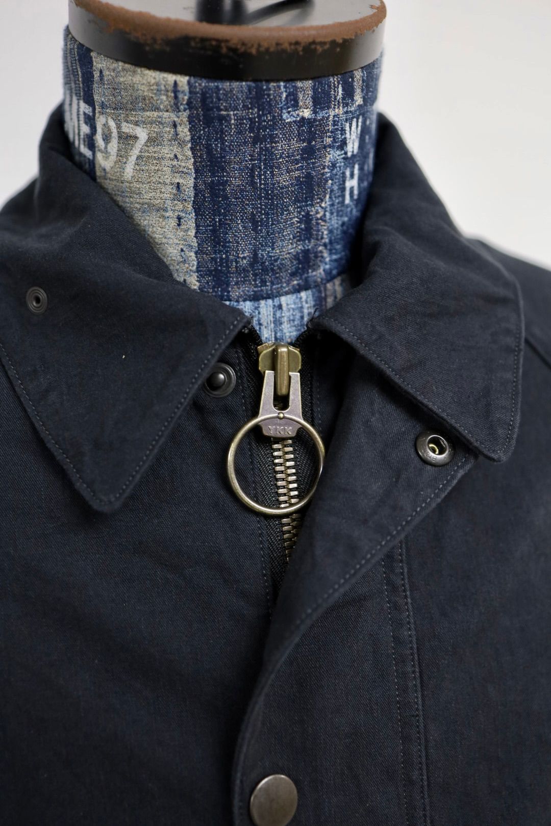 blurhms ブラームス 26SS Hard Twist Gabardine Riding Jacket(BHS26S017)BlackNavy☆12月26日(金)新作発売！