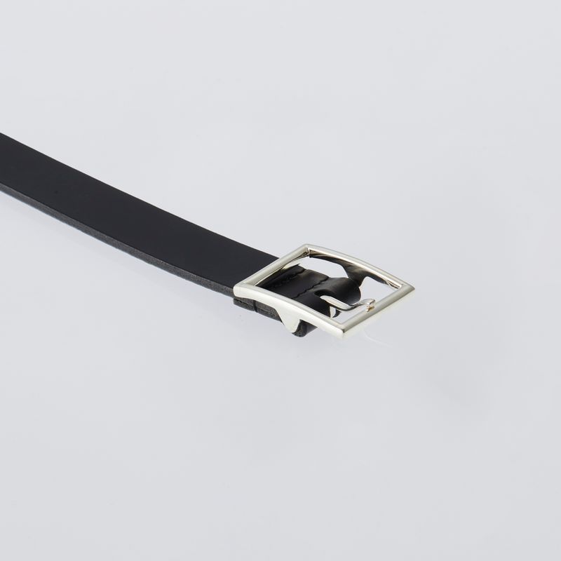 ショロジュエリーベルト Rectangle Narrow Buckle Belt (XOBL004M/L)Black☆7月17日(木)発売！