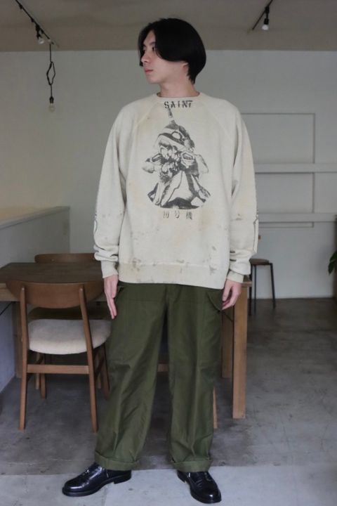 ©SAINT M×××××× エヴァンゲリオンラグランスウェット style.2021.10.22.