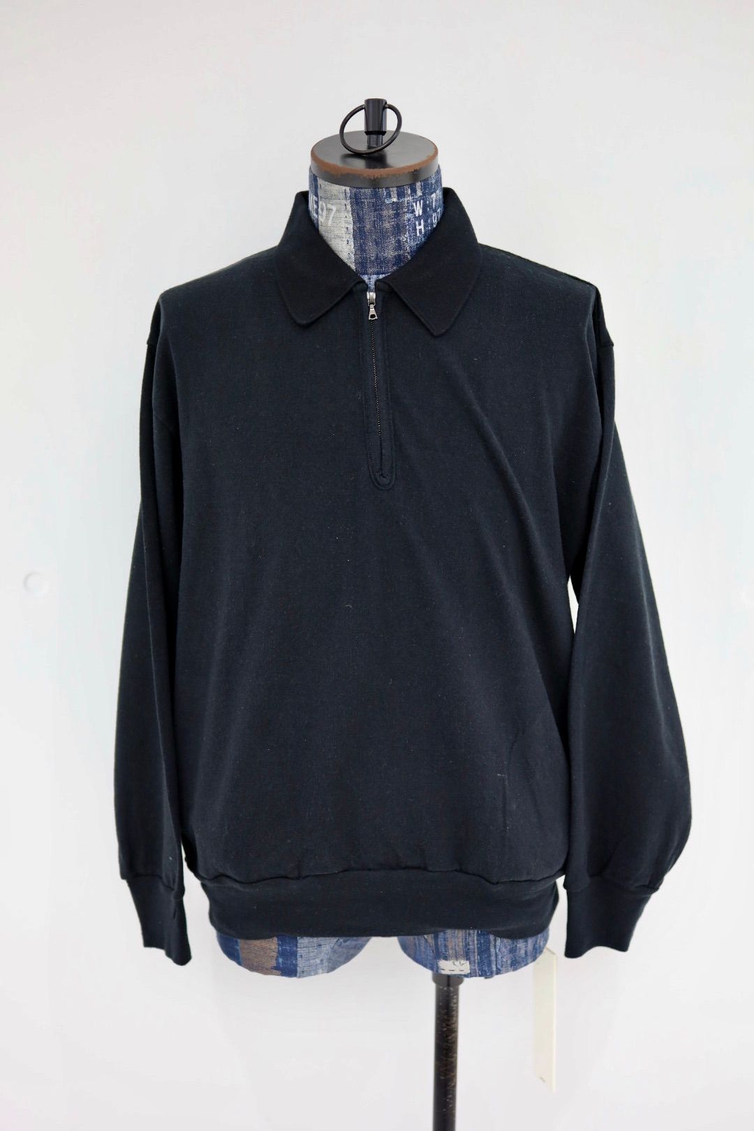 ブラームス 26SS Co/Silk Nep Harf-Zip P/O (BHS25S037S26)Black