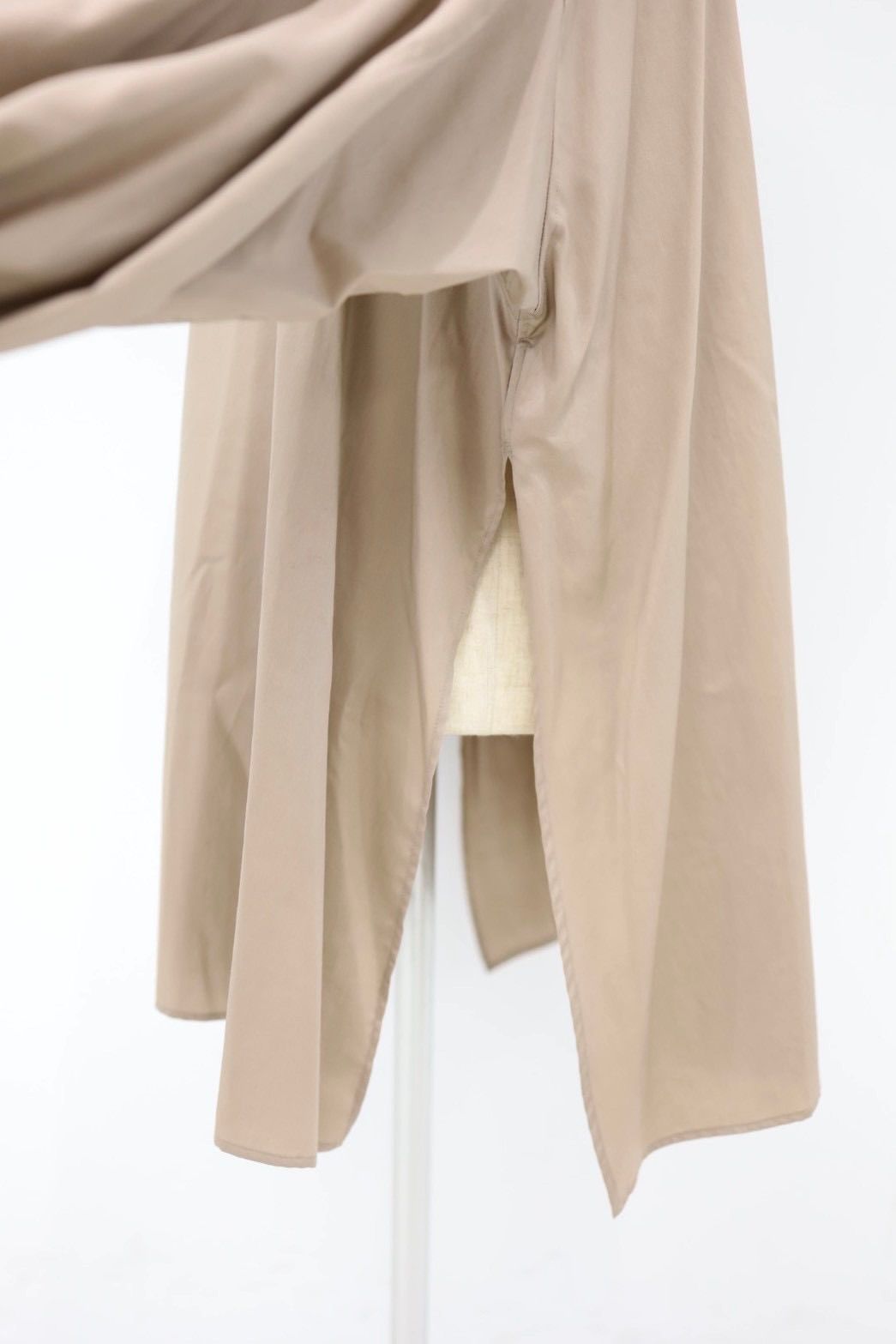 グラフペーパー Women's 26SS  Silicon Poplin Deep Slit Band Collar Shirt(GL261-50184)TAUPE☆2月28日(土)発売！