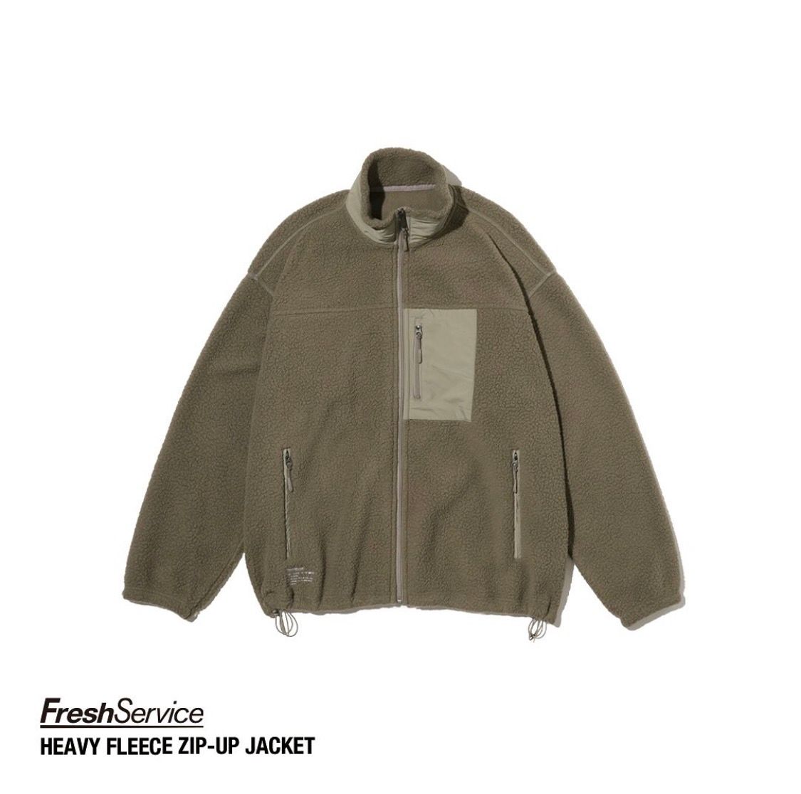 フレッシュサービス HEAVY FLEECE ZIP-UP JACKET (FSC253-30191)BEIGE★10月25日(土)発売！