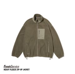 フレッシュサービス HEAVY FLEECE ZIP-UP JACKET (FSC253-30191)BEIGE★10月25日(土)発売！