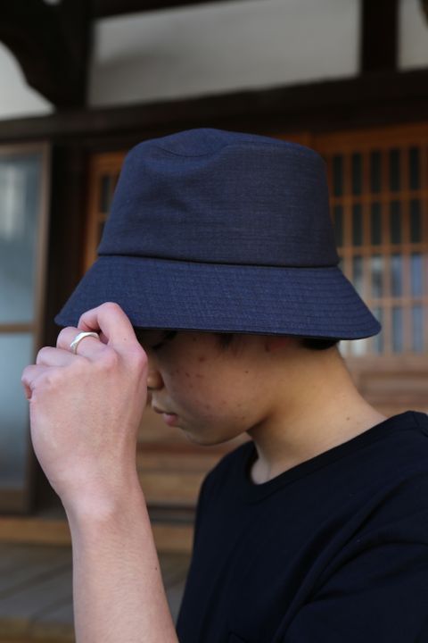 Dulcamara バルーンTシャツ(D121-T800),よそいきバケットハット(D121-G110) style. 2021.03.08.