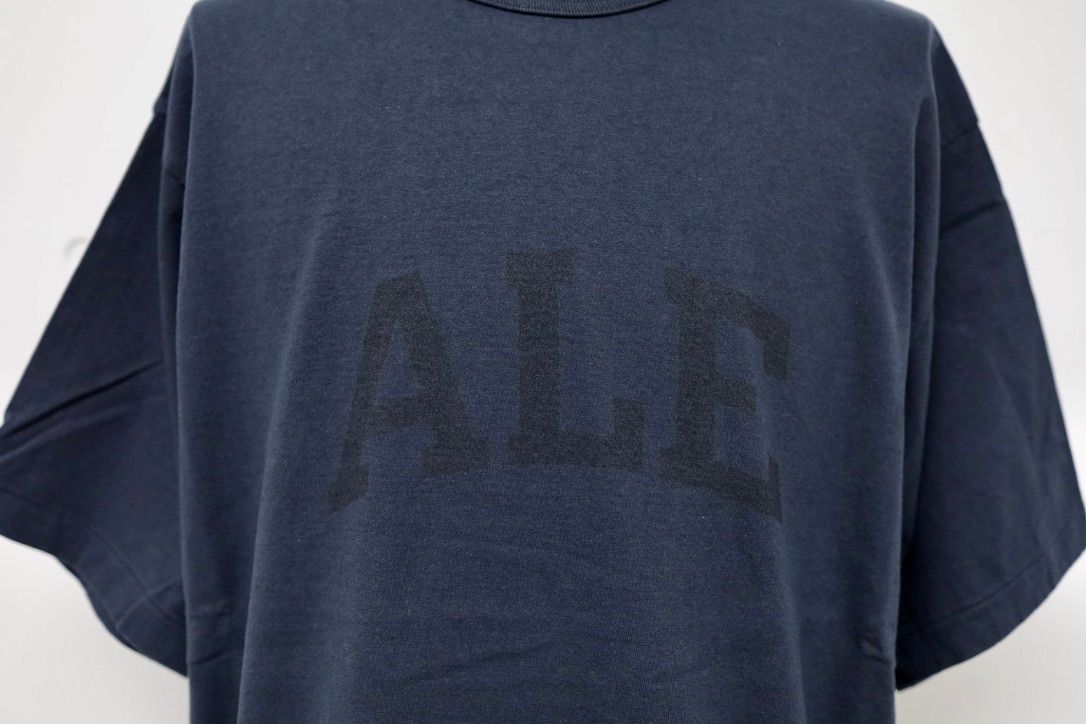 blurhms ROOTSTOCK ブラームスルーツストック 26SS ALE-Y 88/12 Print Tee WIDE(bROOTS25S36S26A)NIGHT BLACK x BLACK☆4月17日(金)新作発売！