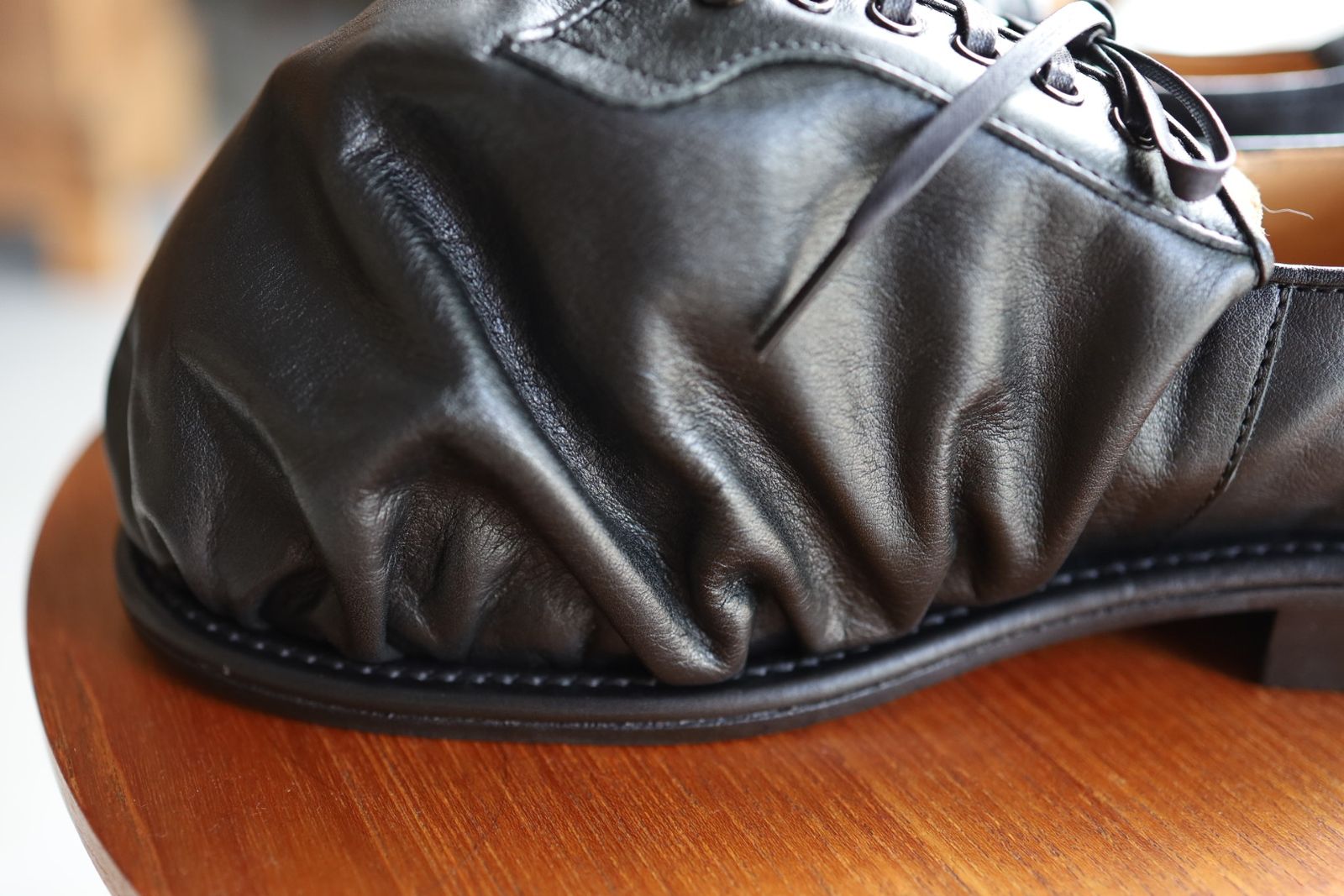 doublet ダブレット26AW 革靴 INFLATED DERBY SHOES (26AW69FT70)BLACK