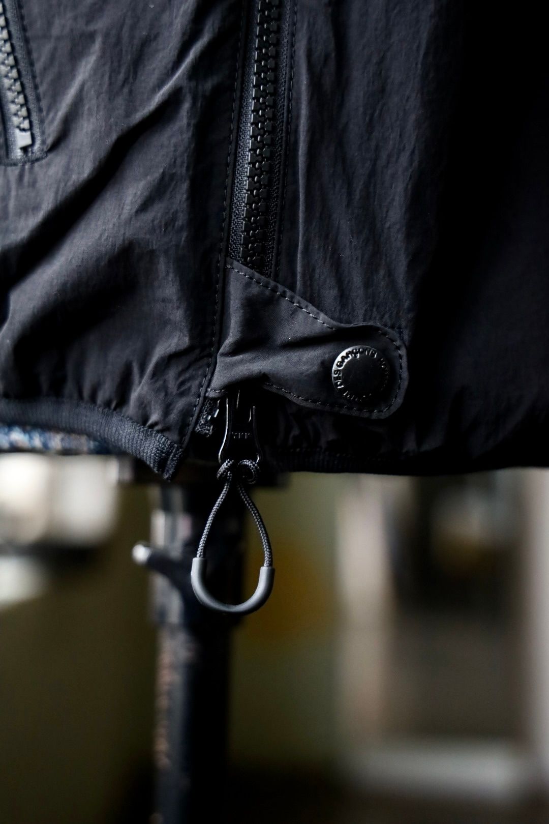 コムデギャルソンオム25SS ナイロンタイプライターベスト(HO-V002-051)BLACK