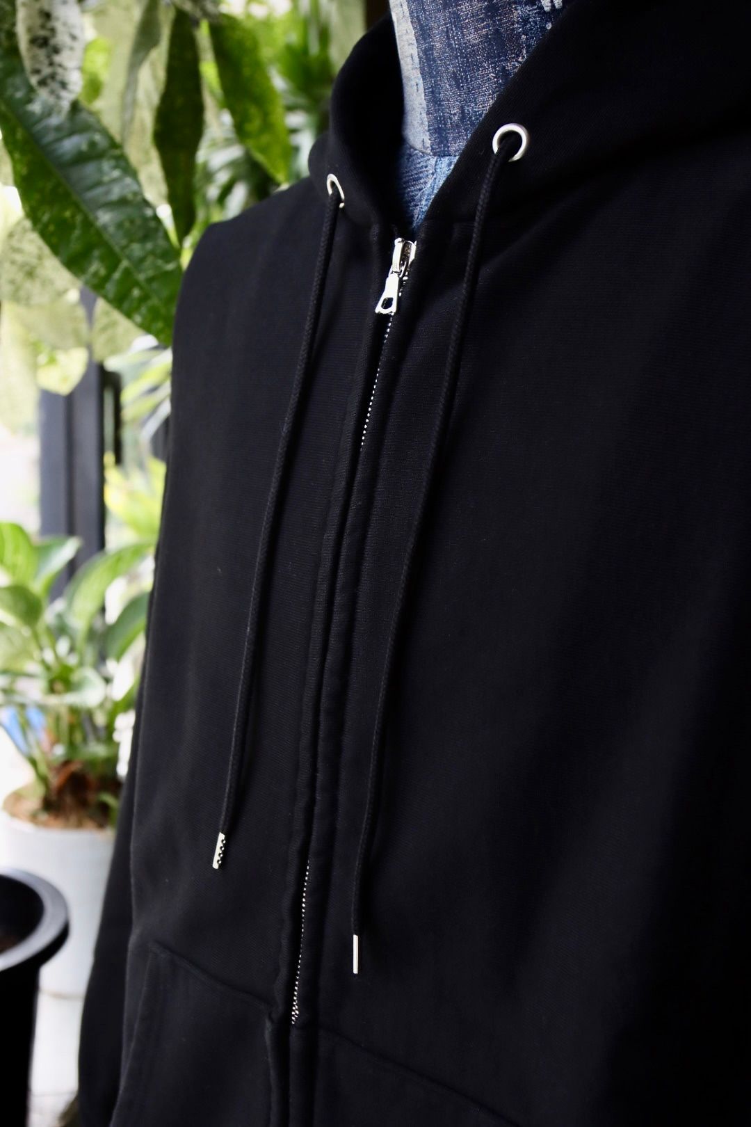ブラームス 25FW Soft&Hard Sweat Hoodie ZIP(bROOTS24F23F25)Black☆新作発売！
