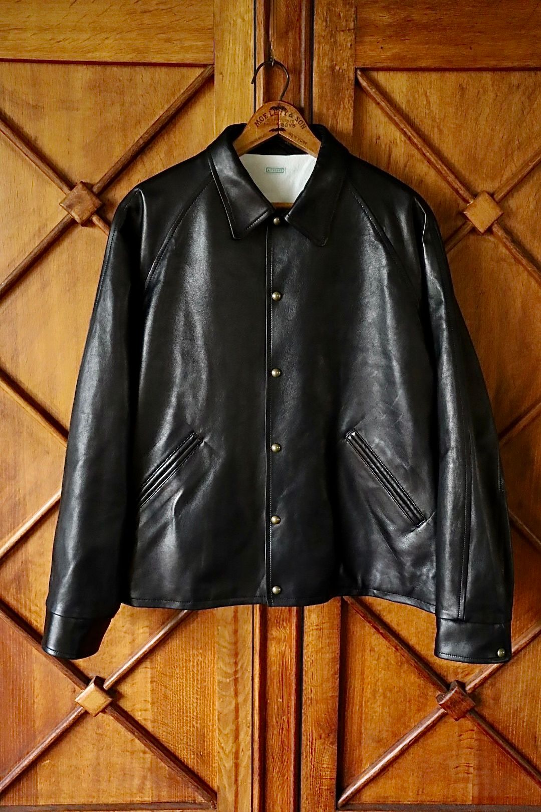 アプレッセ 2026 STYLE2 Leather Coach Jacket(26AAP-01-01)BLACK☆9月5日(土)発売！