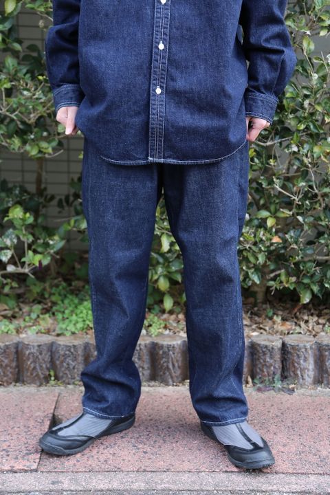 Denime Five Pocket Pants & Denime Regular Collar Shirt style 2020.12.26.