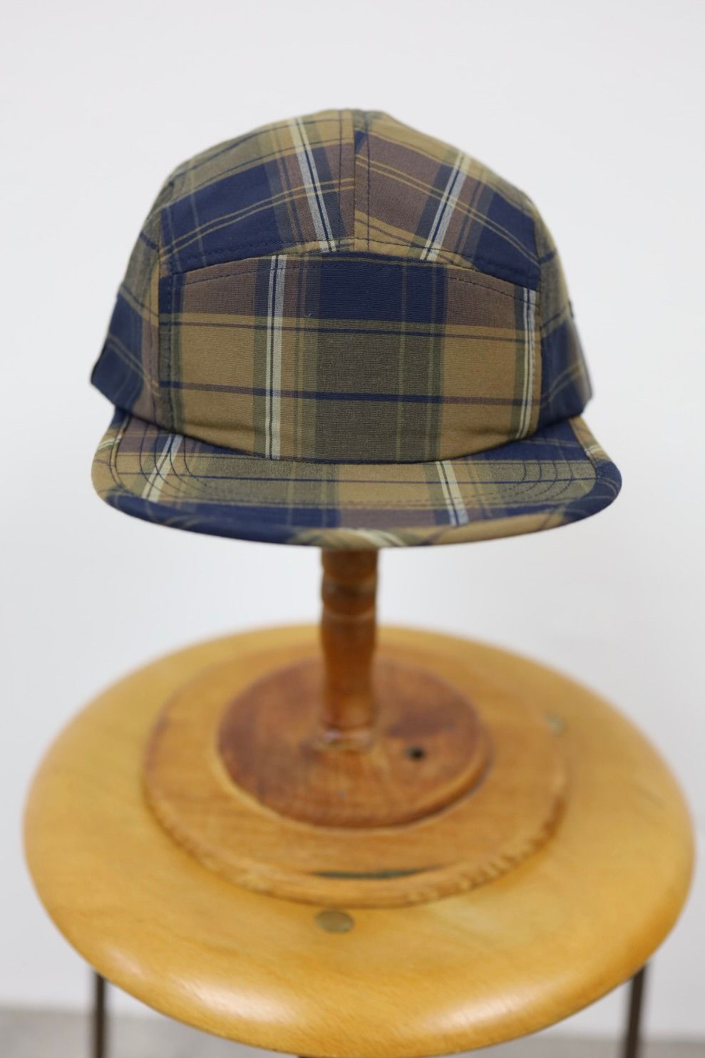 コムデギャルソンオム26SS BRIEFINGコラボ 綿エステルチェックCAP(HQ-K602-051-2)BROWN/KHAKI/NAVY★4月3日(金)発売！