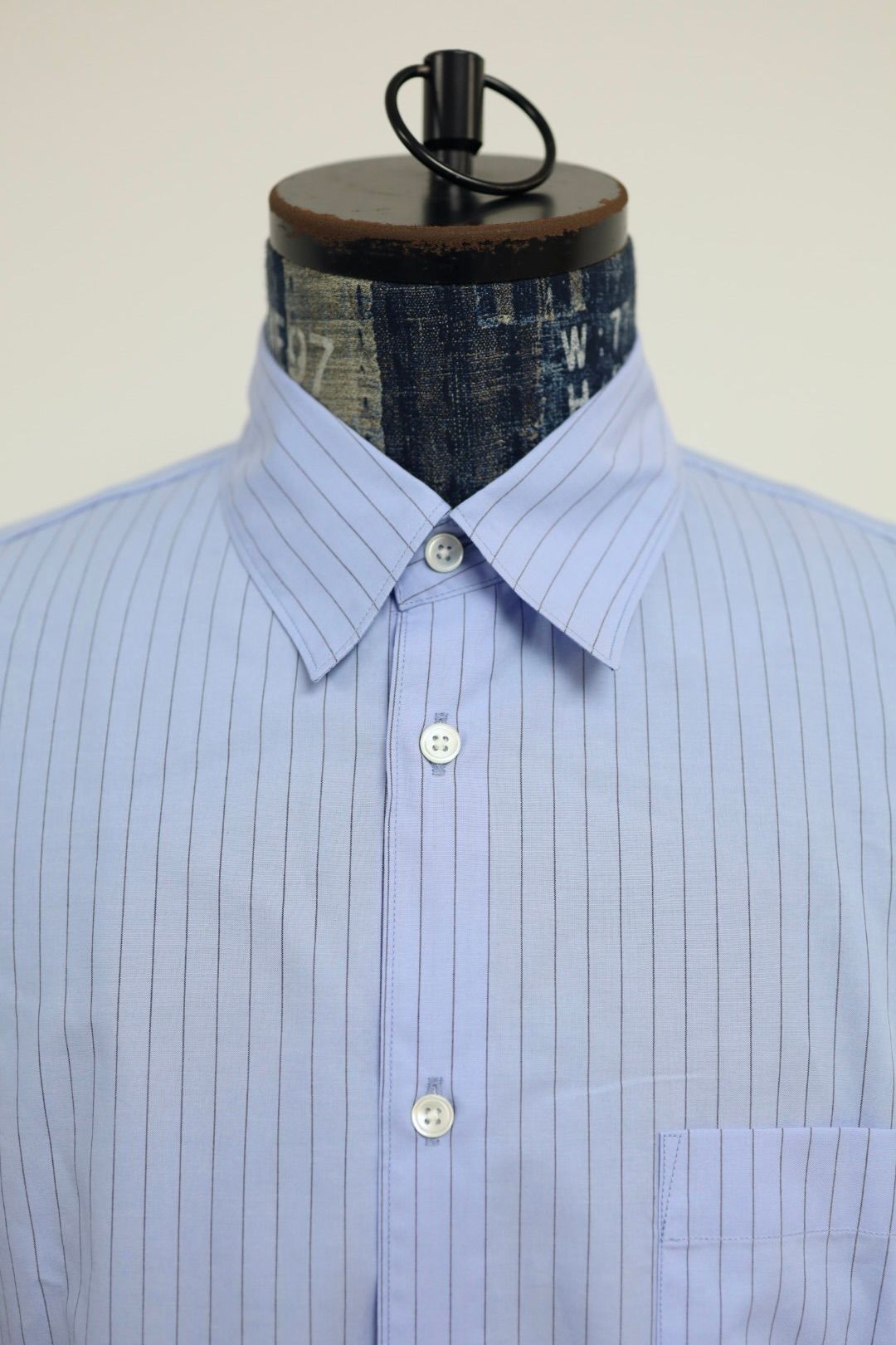 marka マーカ 26SS REGULAR COLLAR SHIRT(M26A05SH01C)BLUE STRIPE☆新作発売！