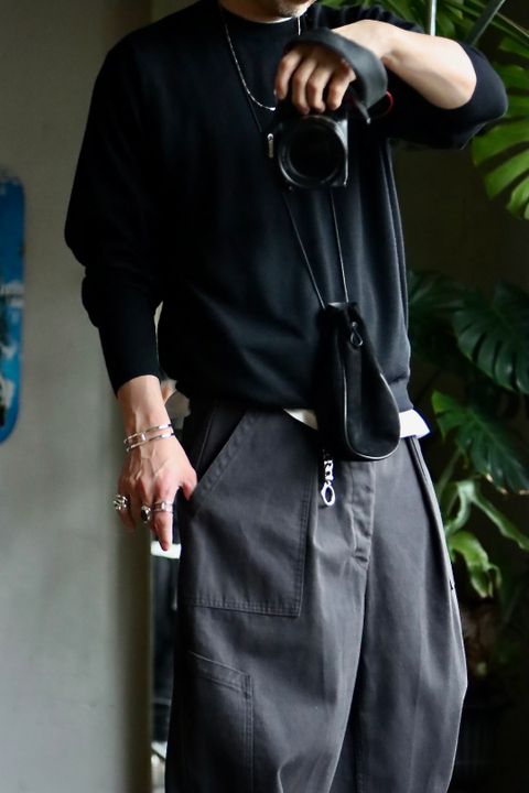 A.PRESSE 23SSパンツ USAF Hemmed Bottoms(23SAP-04-14M)BLACKスタイル