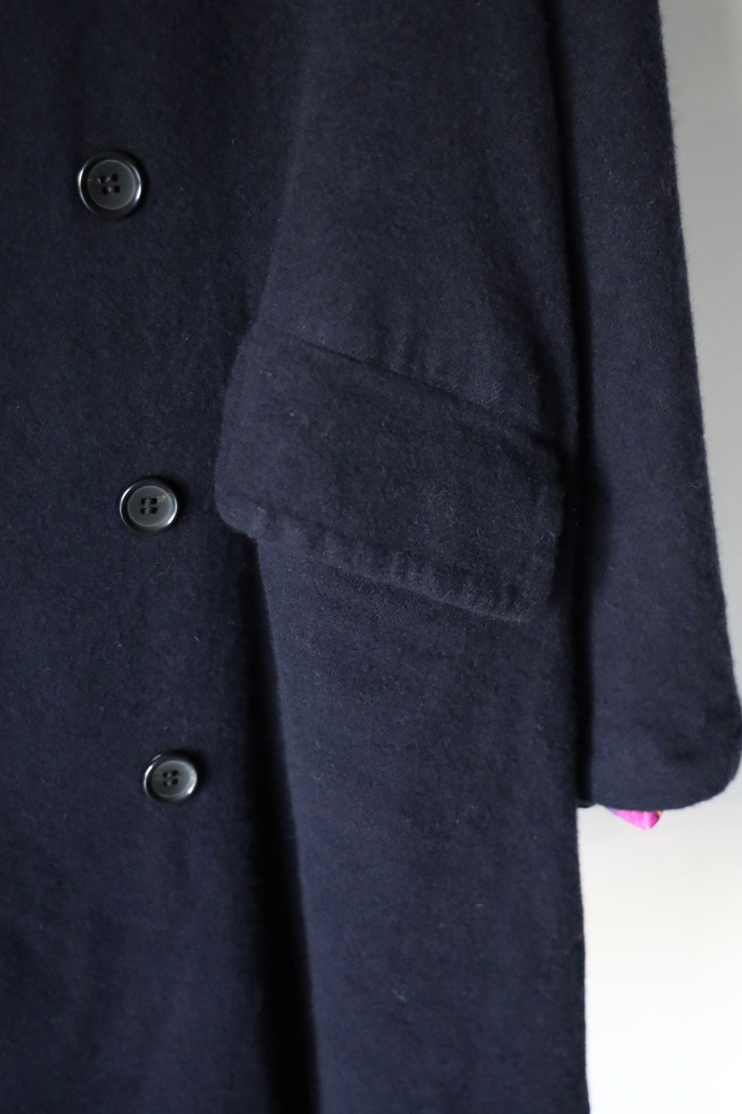 tao 26FW ウールツイル先染 製品縮絨コート(TR-C009-051-1)BLACK☆10月2日(金)発売！