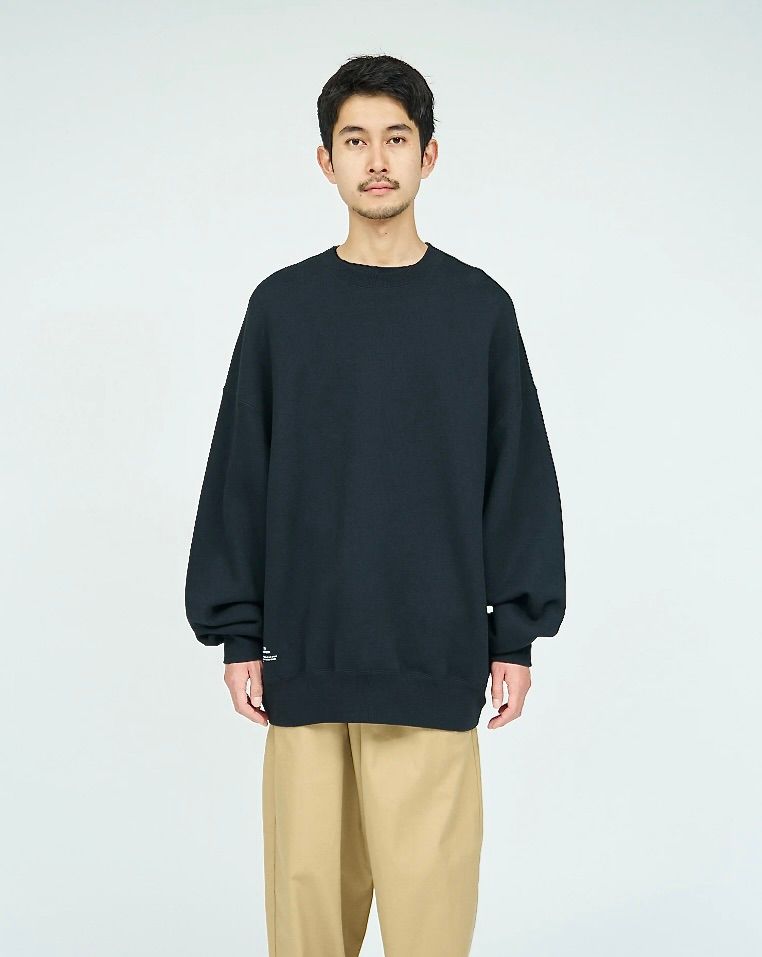 フレッシュサービス HEAVY OZ CREW NECK SWEAT(FSC244-70160)BLACK