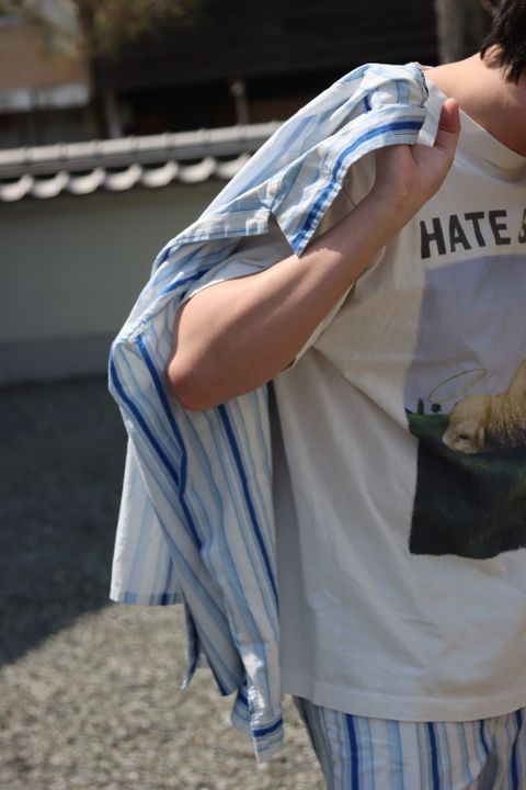 ©SAINT M×××××× 22SS STRIPE PJ SHIRT   style.2022.4.6. ※4月9日(土)発売