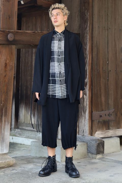 Yohji Yamamoto 釈迦釦付きストールジャケット 新作発売！