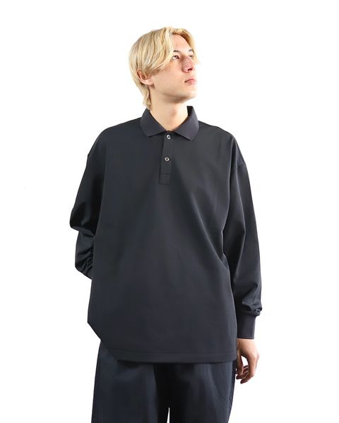 FreshService 24SS 新作DRY PIQUE JERSEY L/S POLO(BLACK) style 2024.3.22